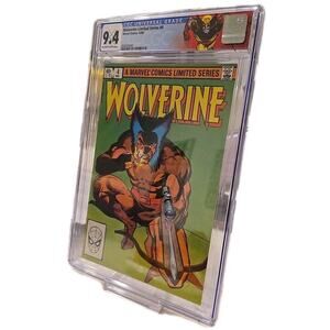 cgc 9.4 wolverine #4 frank miller 1982 marvel limited series white pages!!